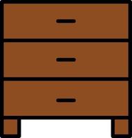 Filing Cabinet Vector Icon Design