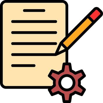 diseño de icono de vector de documentación