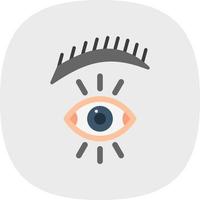 Eyebrow Vector Icon Design