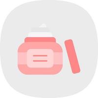 Night Cream Vector Icon Design