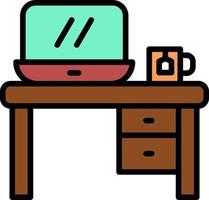 Workplace Vector Icon Design