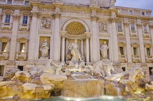Trevi fountain in Rome photo