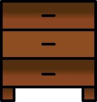 Filing Cabinet Vector Icon Design