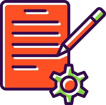 diseño de icono de vector de documentación