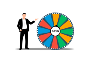 Spin wheel game png