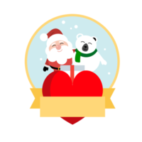 Santa Claus e orso png