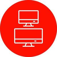 Monitors Vector Icon Design