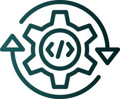 Continuous Integration Vector Icon Design