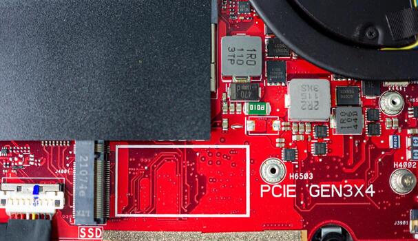 Circuit board with resistors microchips and electronic components. Computer hardware technology. Integrated communication processor. Information engineering. PCB. photo