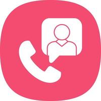 Cold Calling Vector Icon Design