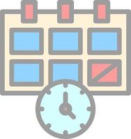 Deadline Vector Icon Design