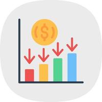 Average Dollar Sale Vector Icon Design