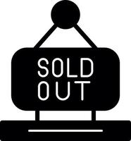 Sold Out Vector Icon Design