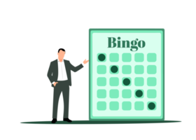Bingo board game png