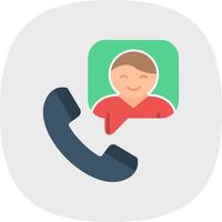 Cold Calling Vector Icon Design