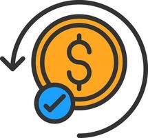 Cashback Guarantee Vector Icon Design