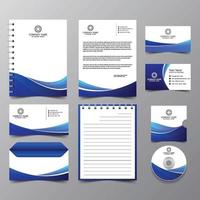 Formal Business Kit Template vector