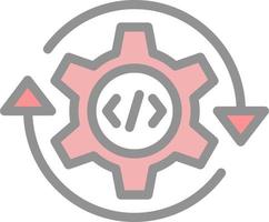 Continuous Integration Vector Icon Design