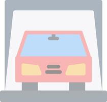 Car Display Vector Icon Design
