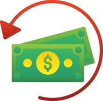 Refund Vector Icon Design