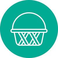 Basket Vector Icon Design