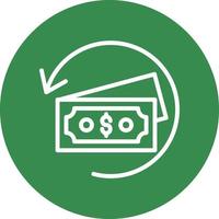 Refund Vector Icon Design