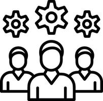 Hr Planning Vector Icon Design