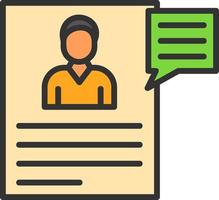 Hr Consulting Vector Icon Design