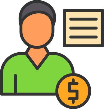 Employee Costs Vector Icon Design