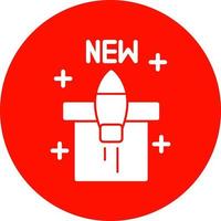 New Product Launch Vector Icon Design