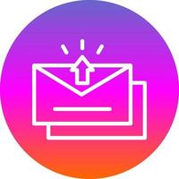 Email Blasts Vector Icon Design