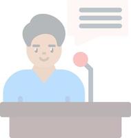 Speaking Vector Icon Design