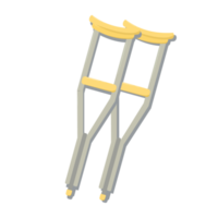 krukken wandelstokken naar helpen wandelen met been verwondingen png