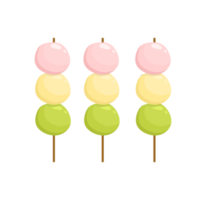 el postre dango es comida tradicional japonesa harina de arroz png