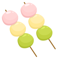 el postre dango es comida tradicional japonesa harina de arroz png