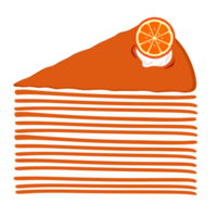 mille crepe e bolo de creme para sua sobremesa png