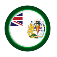 brittiskt antarktisk territorium flagga Land png