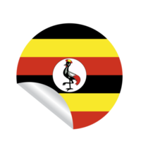 país de la bandera de uganda png