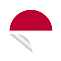 Land der indonesischen Flagge png