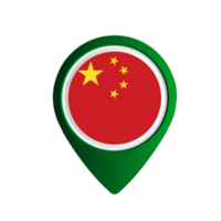 Land der chinesischen Flagge png