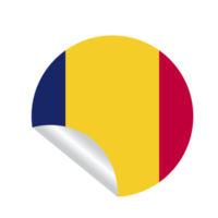 Flaggenland Tschad png