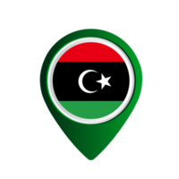 libyen flagga Land png