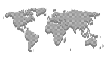 World map template with continents, North and South America, Europe and Asia, Africa and Australia png