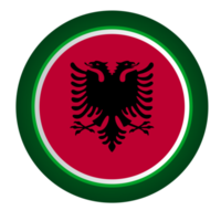 Flaggenland Albanien png