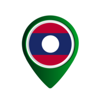 Laos vlag land png