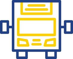 Bus Display Vector Icon Design