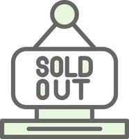 Sold Out Vector Icon Design