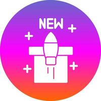 New Product Launch Vector Icon Design