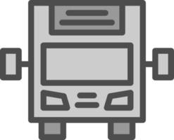 Bus Display Vector Icon Design