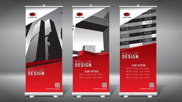 Set of Rollup Templates vector